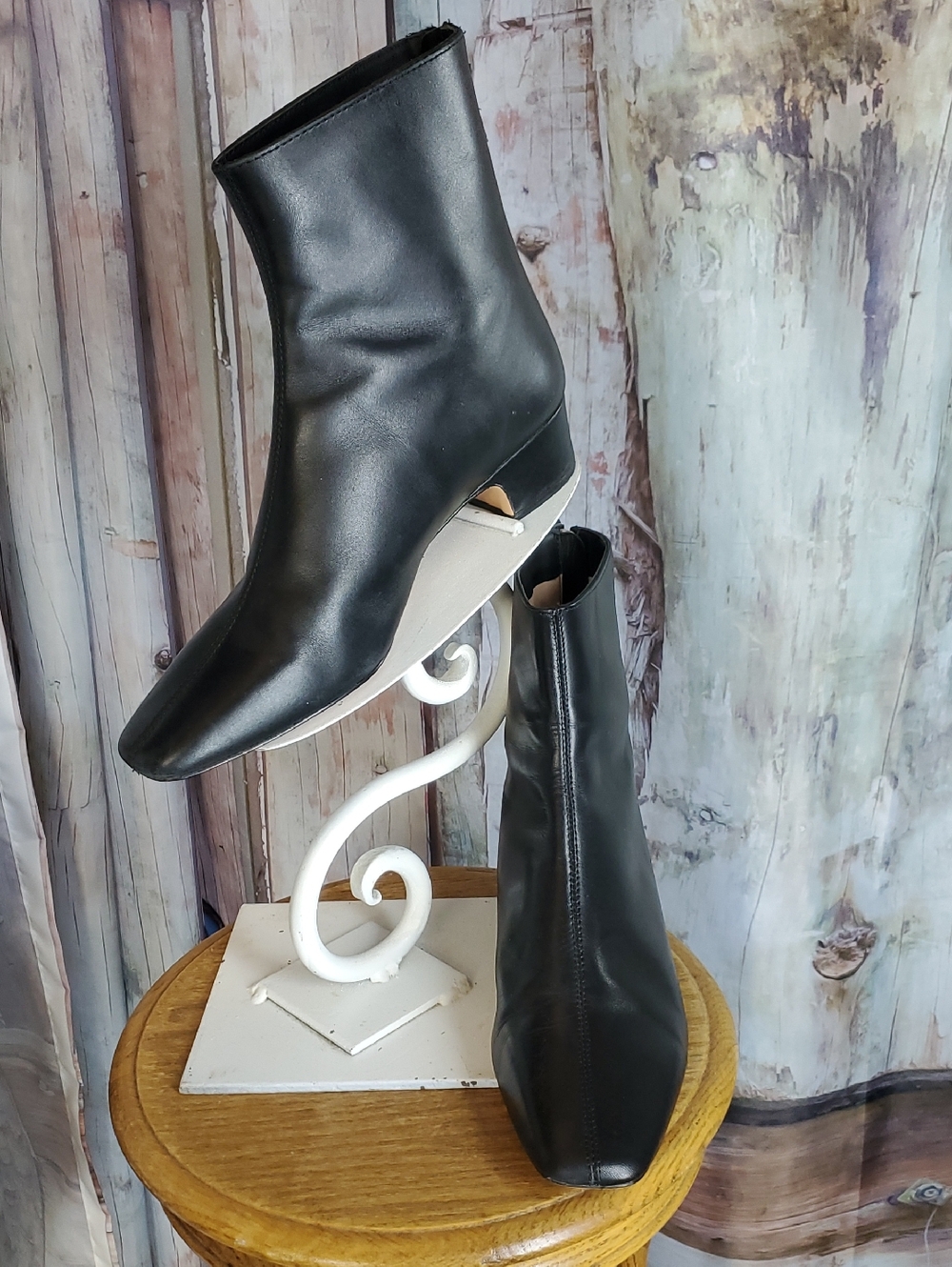 J Crew Roxie Boot 9.5 Leather Inside And Out